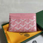 Goyard Fashion Card Holder for Men and Women, Multi-functional Wallet with Card and ID Slots, Casual Everyday Compact Card Case