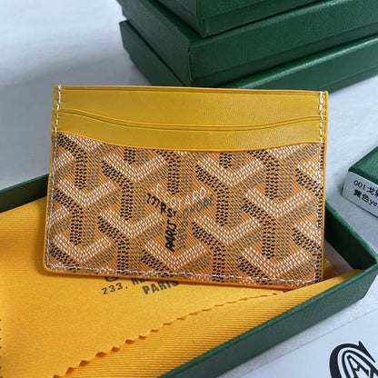 Goyard Fashion Card Holder for Men and Women, Multi-functional Wallet with Card and ID Slots, Casual Everyday Compact Card Case