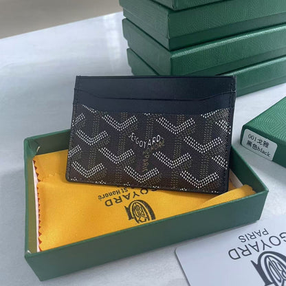 Goyard Fashion Card Holder for Men and Women, Multi-functional Wallet with Card and ID Slots, Casual Everyday Compact Card Case