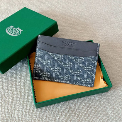 Goyard Fashion Card Holder for Men and Women, Multi-functional Wallet with Card and ID Slots, Casual Everyday Compact Card Case