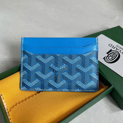 Goyard Fashion Card Holder for Men and Women, Multi-functional Wallet with Card and ID Slots, Casual Everyday Compact Card Case