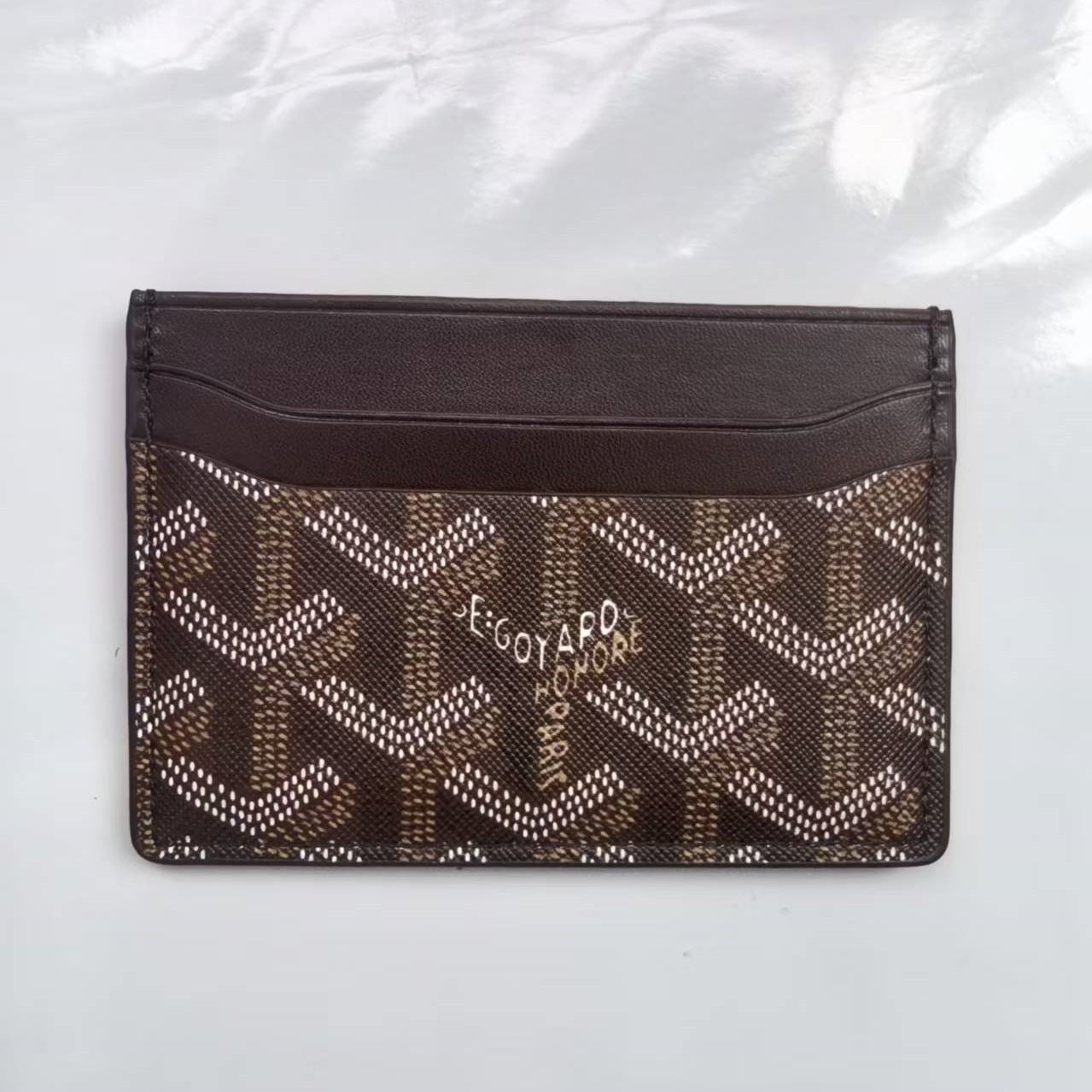 Goyard Fashion Card Holder for Men and Women, Multi-functional Wallet with Card and ID Slots, Casual Everyday Compact Card Case