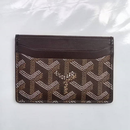 Goyard Fashion Card Holder for Men and Women, Multi-functional Wallet with Card and ID Slots, Casual Everyday Compact Card Case