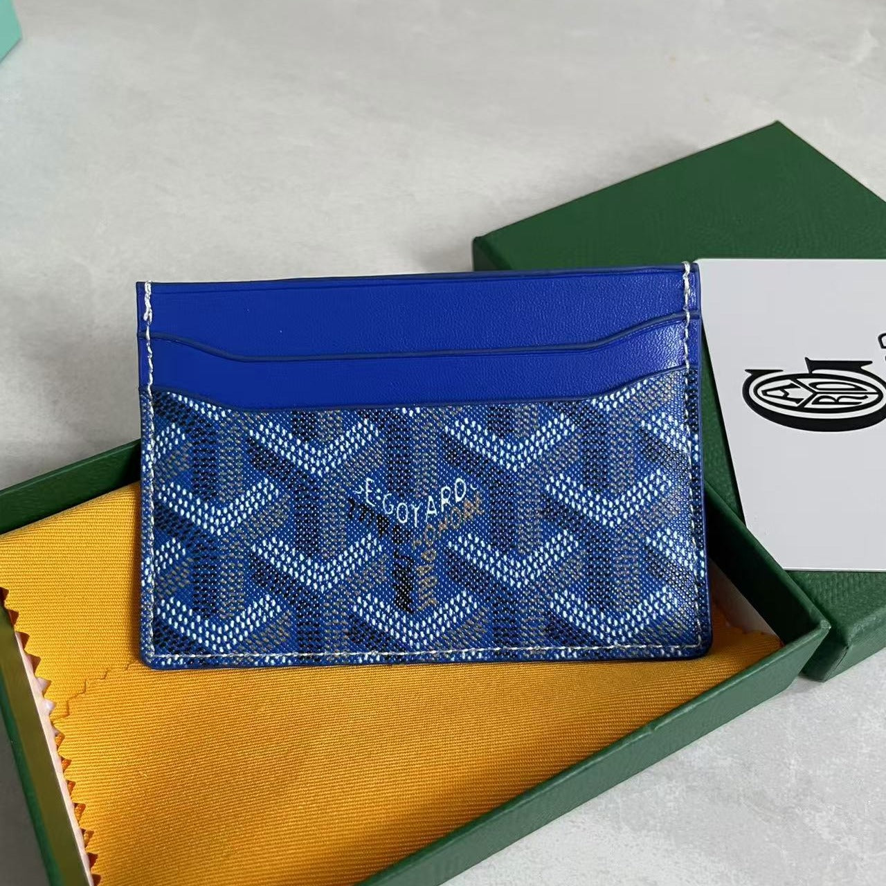 Goyard Fashion Card Holder for Men and Women, Multi-functional Wallet with Card and ID Slots, Casual Everyday Compact Card Case