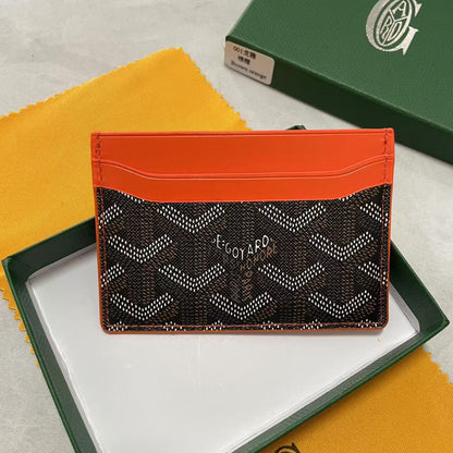 Goyard Fashion Card Holder for Men and Women, Multi-functional Wallet with Card and ID Slots, Casual Everyday Compact Card Case