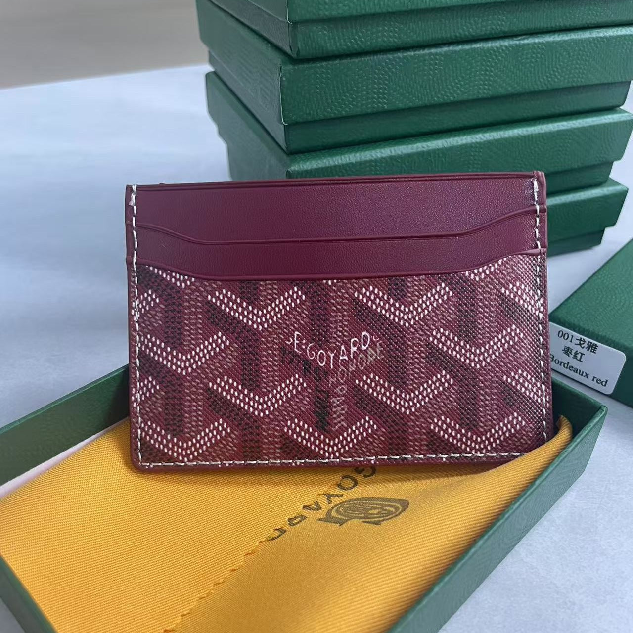 Goyard Fashion Card Holder for Men and Women, Multi-functional Wallet with Card and ID Slots, Casual Everyday Compact Card Case